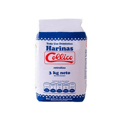 Harina Todo Uso Domestico Bolsa 3 Kg Collico