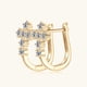 thumbnail image 4 of Aretes de Aro de Moissanita para Mujer 0.72cttw Color D Claridad VVS1 Corte Redondo Aretes de Diamante Aro Aretes de Moissanita de Plata Esterlina 925 para Mujer, 4 of 7