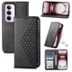 thumbnail image 2 of Funda Flip FOXDOCK para OPPO Reno 12 Pro 5G , Estilo Billetera con Diseño Rombo, Correa de Mano y Soporte, Uso Diario, 2 of 6