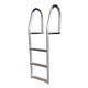 thumbnail image 1 of Dock Ladder Dock Edge + ECO, sin soldaduras, 3 peldaños fijos de aluminio, 1 of 3