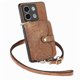 thumbnail image 3 of Funda Tipo Cartera con Correa Cruzada para Xiaomi Redmi Note 13 Pro 5G Protección Contra Golpes Marrón, 3 of 6