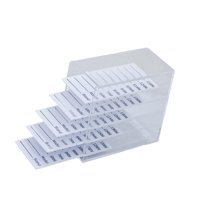 Magideal - 5 Capas Caja De Almacenamiento De Pestañas Herramientas De Maquillaje De Herramientas Compactas , Blanco