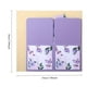 thumbnail image 3 of Tarjeta de felicitación Sutjxc con forma de flor morada desplegable 3D con sobre, 3 of 7