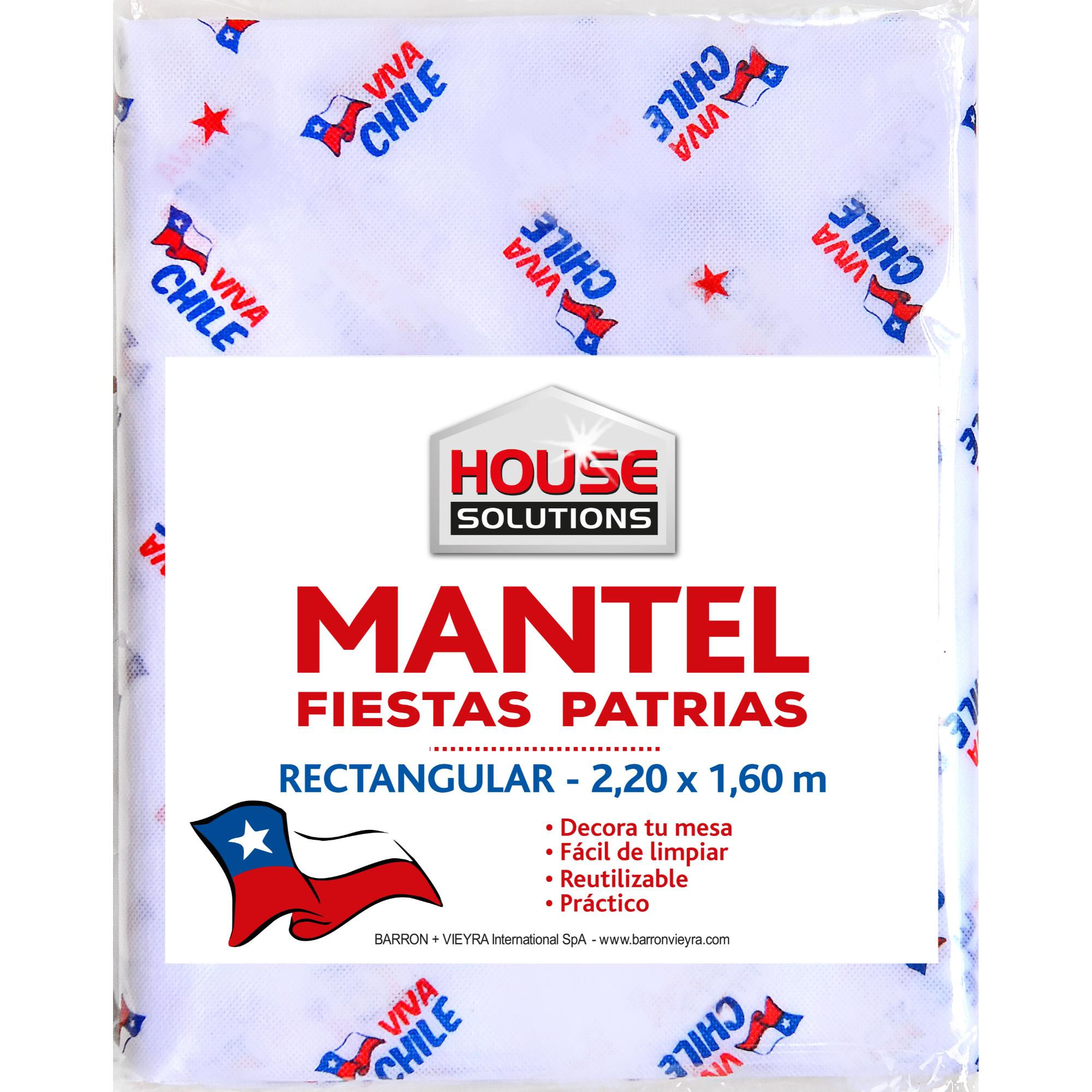 Mantel Rectangular Fiestas Patrias Bandera House solutions