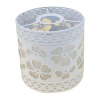 Magideal - Lámpara De Tambor De Estilo Vintage, Pantalla De Luz De Techo, Lámpara Colgante E27, Cubierta De Luz Colgante, Pantalla Para Cocina, Hogar, Cafetería, , Pétalo