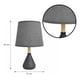 thumbnail image 2 of Lampara De Velador Lampara De Mesa Madera Y Metalizado gris 1, 2 of 4
