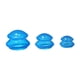 thumbnail image 1 of 3x Tazas De Masaje Para Relajación Corporal Masajeando La Cara Tejido Profundo Azul, 1 of 5