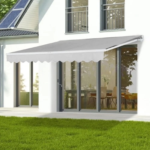 Toldo Con Brazo Retractil Terrazas 4x2.5 Mts Gris