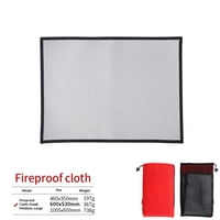 Xusx111 - Fuego Pit Mat 23.6 ""Estufa De Madera Debajo De La Parrilla Estera (940 ° F Seguridad) Para La Cubierta Barbacoa A Prueba De Fuego Piso Carpa De Campamento Protección De Aislamiento