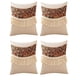 thumbnail image 1 of Pack De 4 Fundas De Cojin Lino Mandala 45x45 Beige 02, 1 of 4