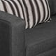 thumbnail image 5 of Sofá Astra 3C + 1 Pouf-Met Tela Gris Oscuro, 5 of 7