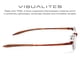 thumbnail image 3 of Lentes de Lectura Visualites 3.00 Dioptrías Sin Montura Color Carey, 3 of 9