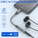 thumbnail image 2 of Adaptador USB C a 3.5mm OneKer 2 Pack Chip DAC Nylon, 2 of 3