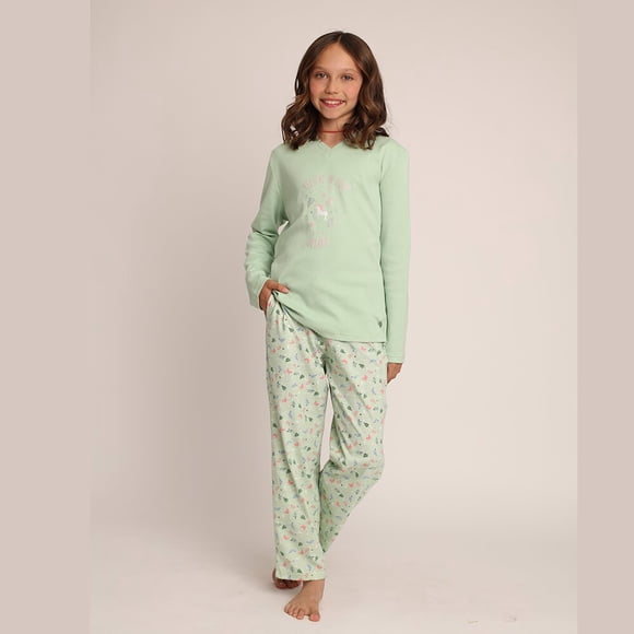 Pijama algodón estampado unicornio 261605G - 12