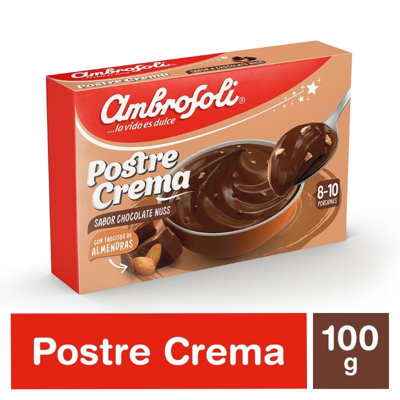 Postre Crema Chocolate Nuss 100 g Ambrosoli