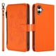 thumbnail image 2 of Funda Cartera Mariposa para [Samsung Galaxy A05/M05 4G] con Soporte y Cremallera Naranja, 2 of 6