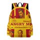 thumbnail image 1 of 12 Hombres en Pugna-theme Backpack, Campus style schoolbag Bookbag with Adjustable Shoulder Straps And Large Zip Compartment, Unisex Travel Bags.42x30x15cm, 1 of 6