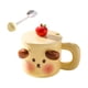 thumbnail image 5 of Taza De Té Novedad Bebida Hotel Hogar Con Cuchara Dormitorio Jugo Taza De Café De Cerámica Perro Amarillo, 5 of 5