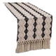thumbnail image 1 of Mantel Camino De Mesa Rectangular Yute Rombo 180x30cm negro, 1 of 2