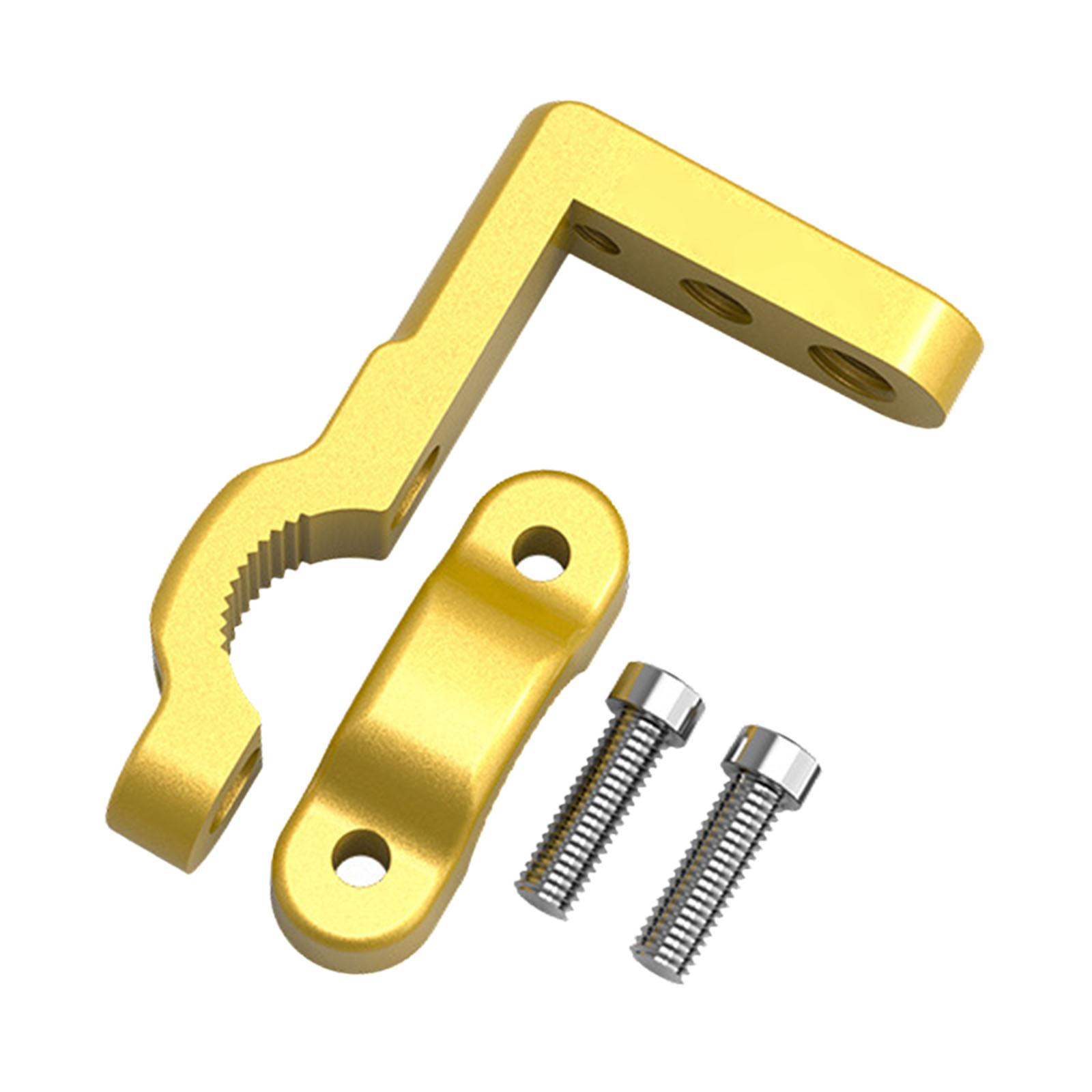 Magideal - Elevador De Manillar Para Motocicletas Extensor De Manillar Para Motocicleta Utv Bicicletas Multifunción Camiones Intermitentes Soporte De Montaje De Oro