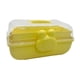 thumbnail image 5 of Caja De Almacenamiento Para Accesorios Para El Cabello, Estuche Para Guardar Horquillas, Coleteros, Gomas Para El Cabello, Color Amarillo, 5 of 5