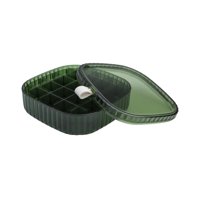 Disparo - Joyero Organizador Multiusos Acrílico Verde Esmeralda 3 Niveles