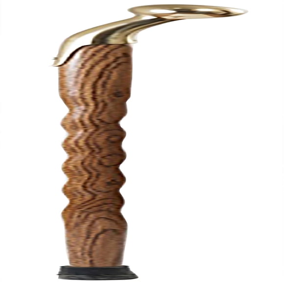 Bastón de caminar Brazos, roble marrón, 94 cm