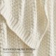 thumbnail image 3 of Manta EverGrace 152x203 cm Marfil Chenille, 3 of 9