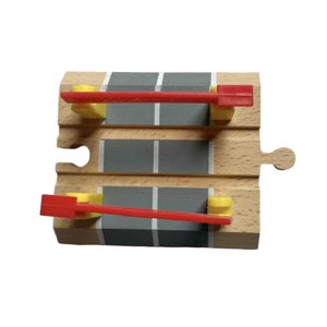 Magideal - Accesorios De Vías De Ferrocarril De Madera, Carreteras Y Piezas De Ferrocarril, Juguetes Montessori, Juguetes Educativos Para Niños De 3 Años En Adel Paso A Nivel