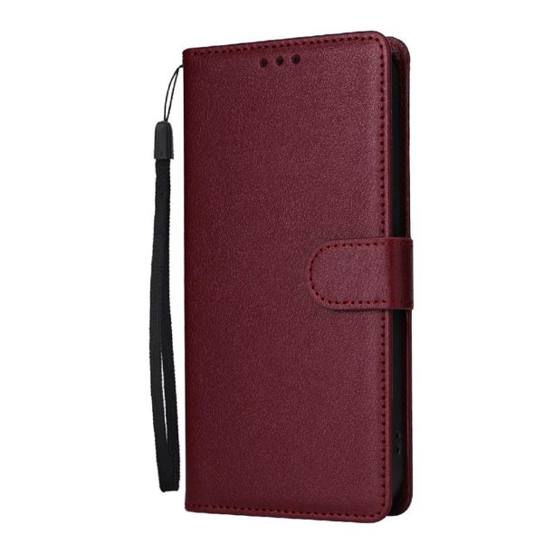 Funda Cartera para Samsung Galaxy S23 Plus con Tarjetero, Soporte y Cordón - Protección Rojo