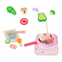 Magideal - De Imaginación Juguetes Verduras Juguete Educativo Jugar Comida Juguete Para Niños Niñas , Rosa
