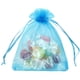 thumbnail image 3 of Bolsas de regalo Tojwi 50 piezas 9x11 cm azul con cordón de satín, 3 of 6