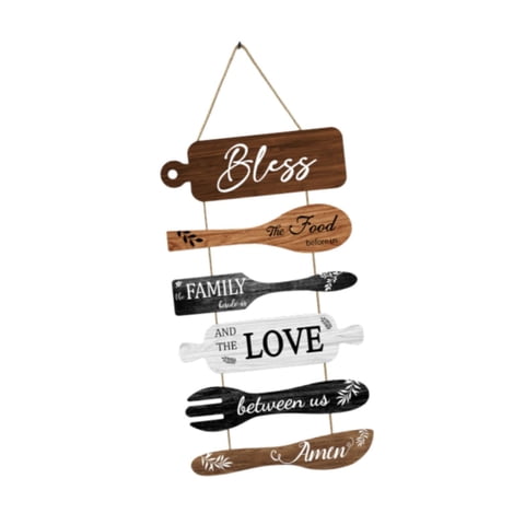 Magideal - Letrero De Madera Para Puerta, Decoración De Puerta Trasera, Letrero Rústico Para Colgar En La Pared, Adorno De Pared Para El Hogar, Baño, Dormitorio, A