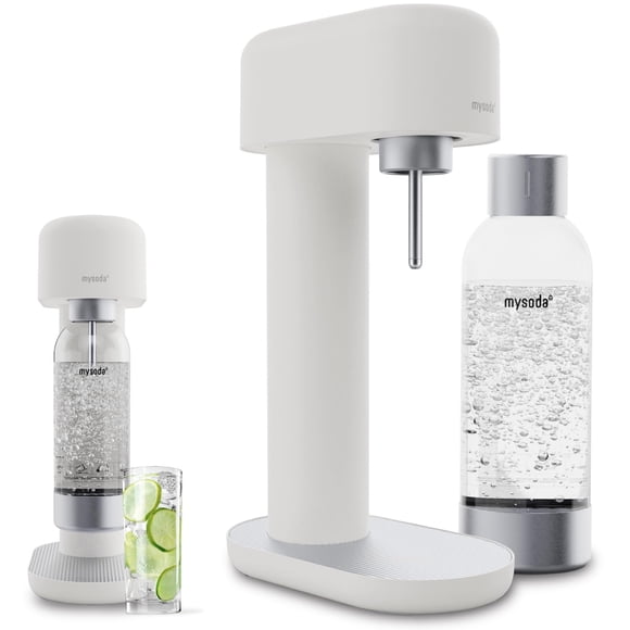 Máquina de Agua Carbonatada Mysoda Ruby 2 Silenciosa 1L Blanca