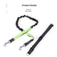 thumbnail image 3 of Correa de cintura manos libres para perros caminando, corriendo y senderismo, cinturón ajustable con doble mango, diseño reflectante de bungee para perros grandes y medianos (verde 2,5 cm *, 3 of 3