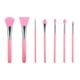 thumbnail image 1 of Kit de 7 brochas de maquillaje de silicona para aplicar cremas o líquidos en el rostro, labios, delineador de ojos, cejas y sombras de ojos., 1 of 5