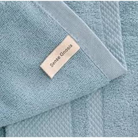 Genérico - Set 2 Toallas Baño + 2 Toallas De Mano 100% Algodón Sky