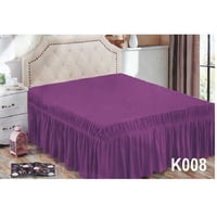 Aladdins Shop - Faldon Para Cama King Color Violeta