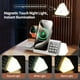thumbnail image 3 of 5 En 1 Cargador Inalámbrico Soporte De Teléfono Para iPhone 16 15 14 13 Con LED De Ruido Blanco Para Apple Watch Auriculares Estación Dock Magnética-Blanco, 3 of 8