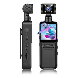 Max - Cámara De Acción Wifi 4K Con Lente Giratoria De 180°Y Luz