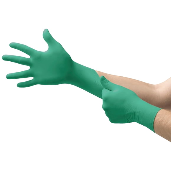 Guante Ansell TouchNTuff 92-600 de nitrilo ligero, talla 8