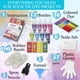 thumbnail image 2 of Kit de tie-dye Jim&Gloria con 36 polvos y 12 botellas, soda ash, 2 of 5