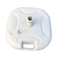 Magideal - Base Para Sombrilla De Patio, Soporte Para Sombrilla, Soporte Para Sombrilla De Playa, Balcón, Terraza, Mercado, Patio, Césped, Estanque, Porche, Pati Blanco