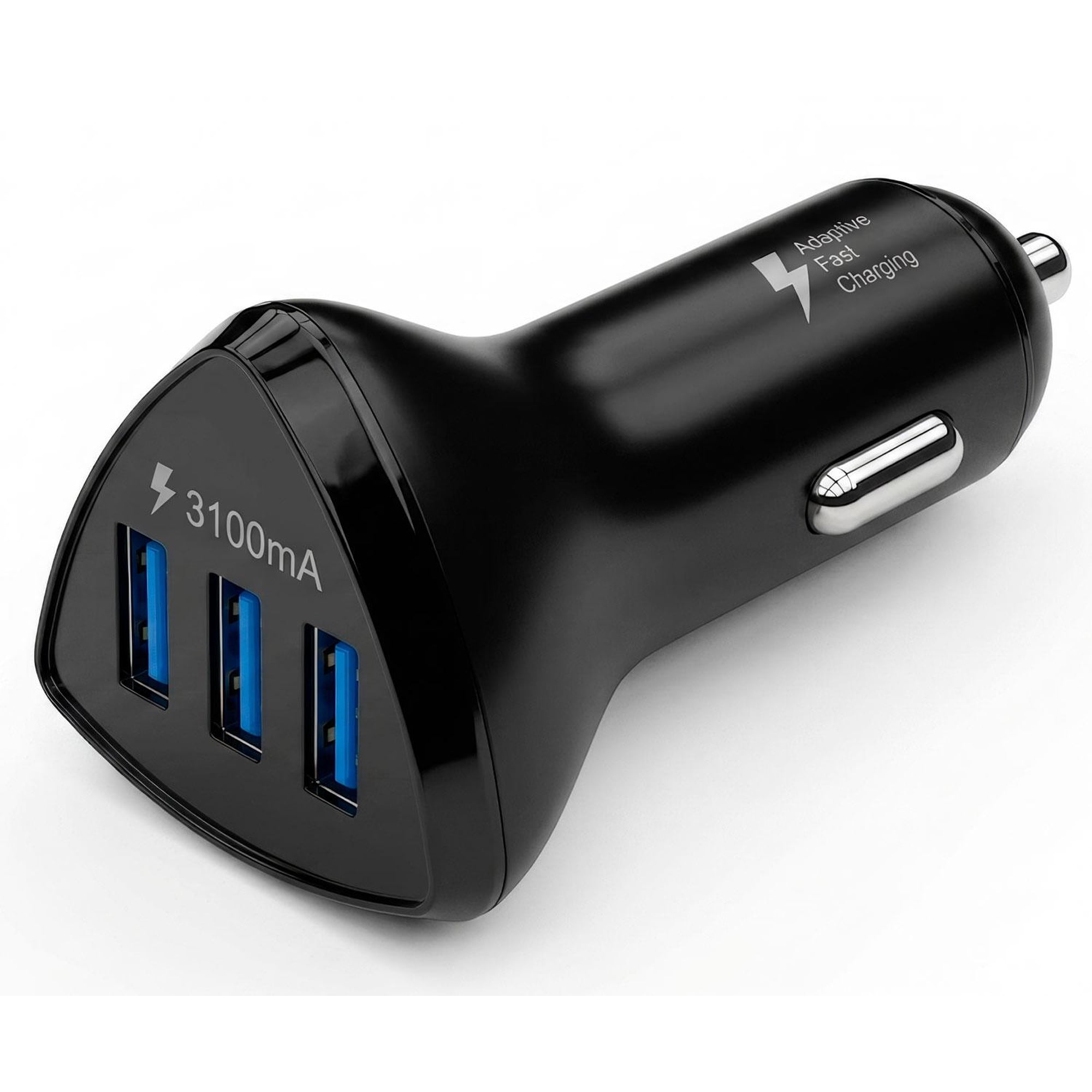 Gen - Cargador De Auto 3 Puertos Usb Celular Tablet Gps Multicolor