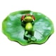 thumbnail image 5 of Simulación de agua flotante Rana Adorno Animales Estatuilla Jardín Estatua Artesanía Decoración DIY Accesorios de piscina para el hogar Césped Mesa, 5 of 5