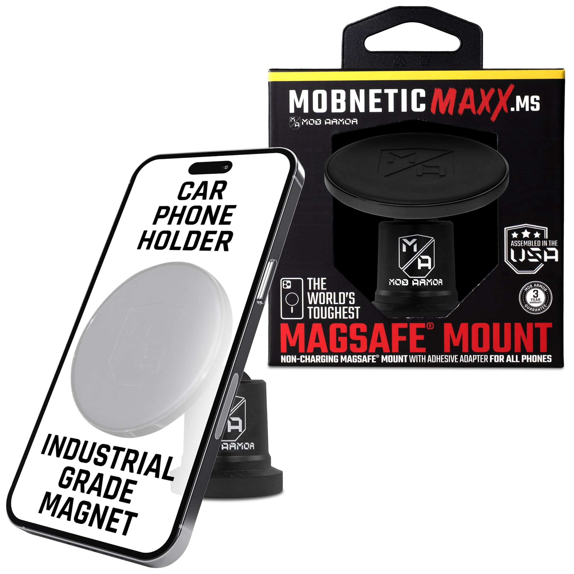 Soporte Magnético Para Celular Para Auto Mob Armor Mobnetic Maxx Ms Magsafe