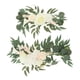 thumbnail image 2 of 2 Piezas Colgantes De Flores Artificiales Swag Rústico Para Decoración De Fiesta De Boda Blanco, 2 of 5