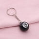 thumbnail image 4 of Llavero con bola de billar, regalo para jugadores de billar, bola de billar, bola 8 de la suerte, llavero con amuleto, regalo para amantes del billar., 4 of 6