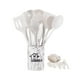 thumbnail image 1 of 18 Piezas De Utensilios De Cocina De Silicona Antiadherentes Para Profesionales Principiantes Blanco, 1 of 5