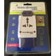 thumbnail image 1 of Adaptador de viaje multifunción Conair con USB tipo A/B/C/E/F/G/I, 1 of 6